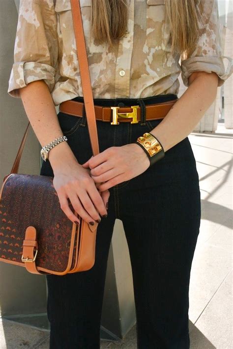 gold hermes belt outfit|female Hermes belt.